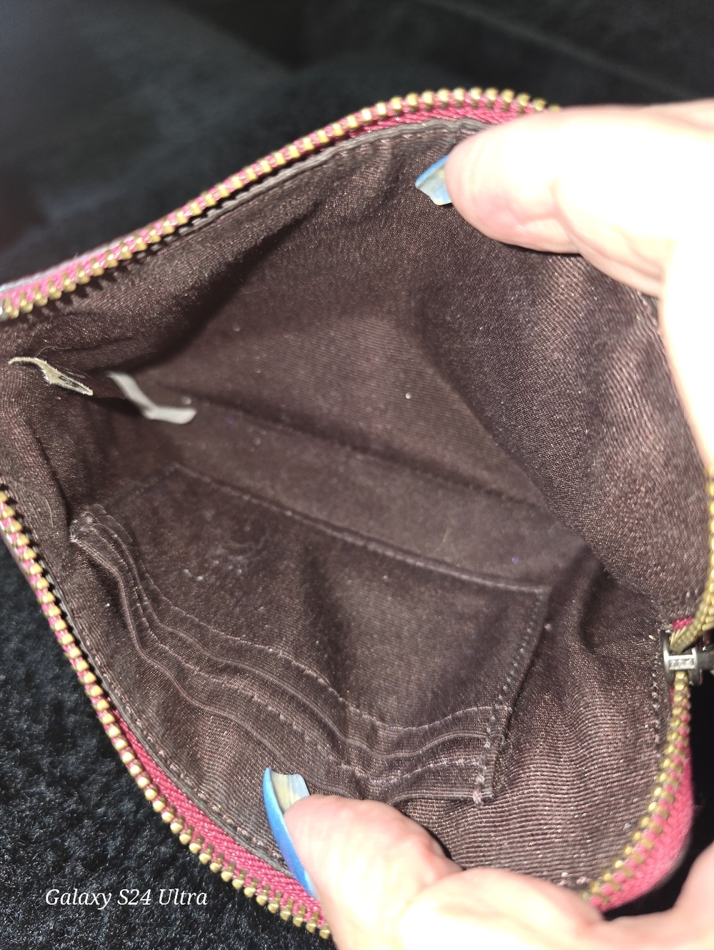 Coach Metallic Pink Wristlet - Picture 3 of 3